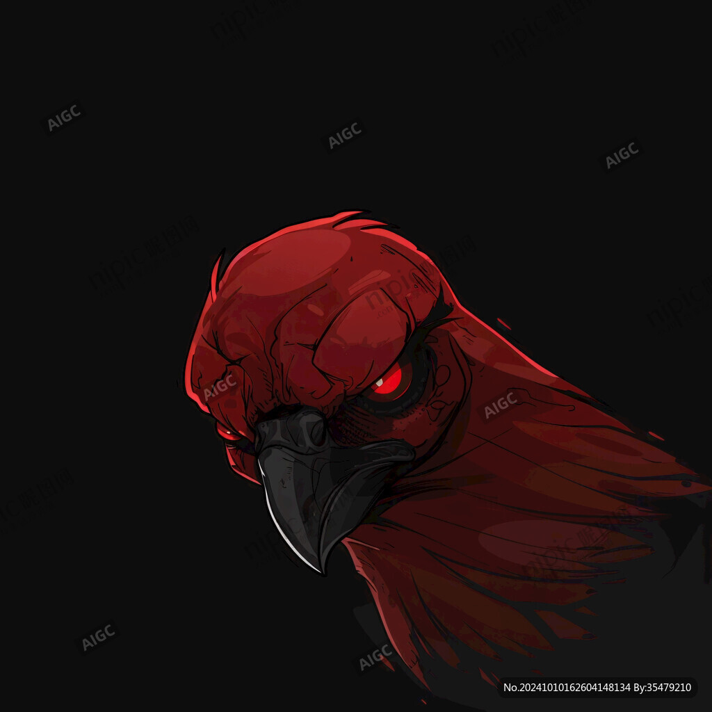 鳥(niǎo)類紅色動(dòng)物
