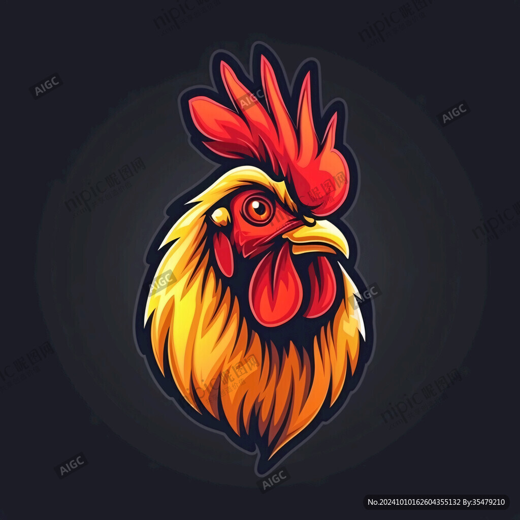 十二生肖雞插畫(huà)