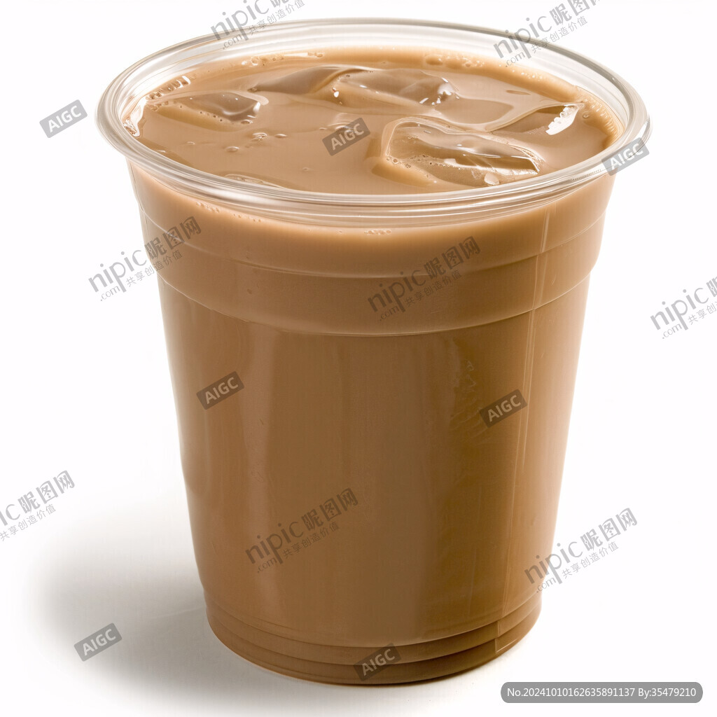 奶茶白底圖