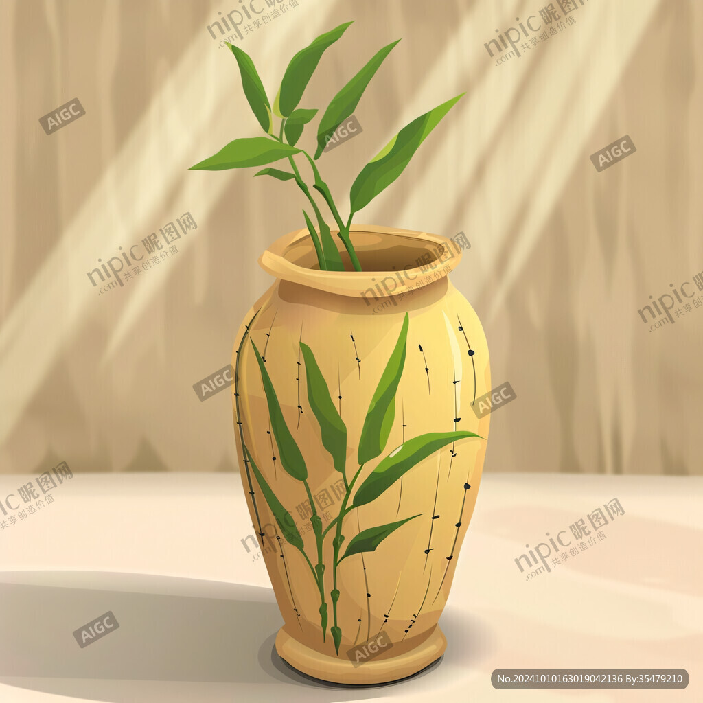 蔥花缸爐插畫(huà)