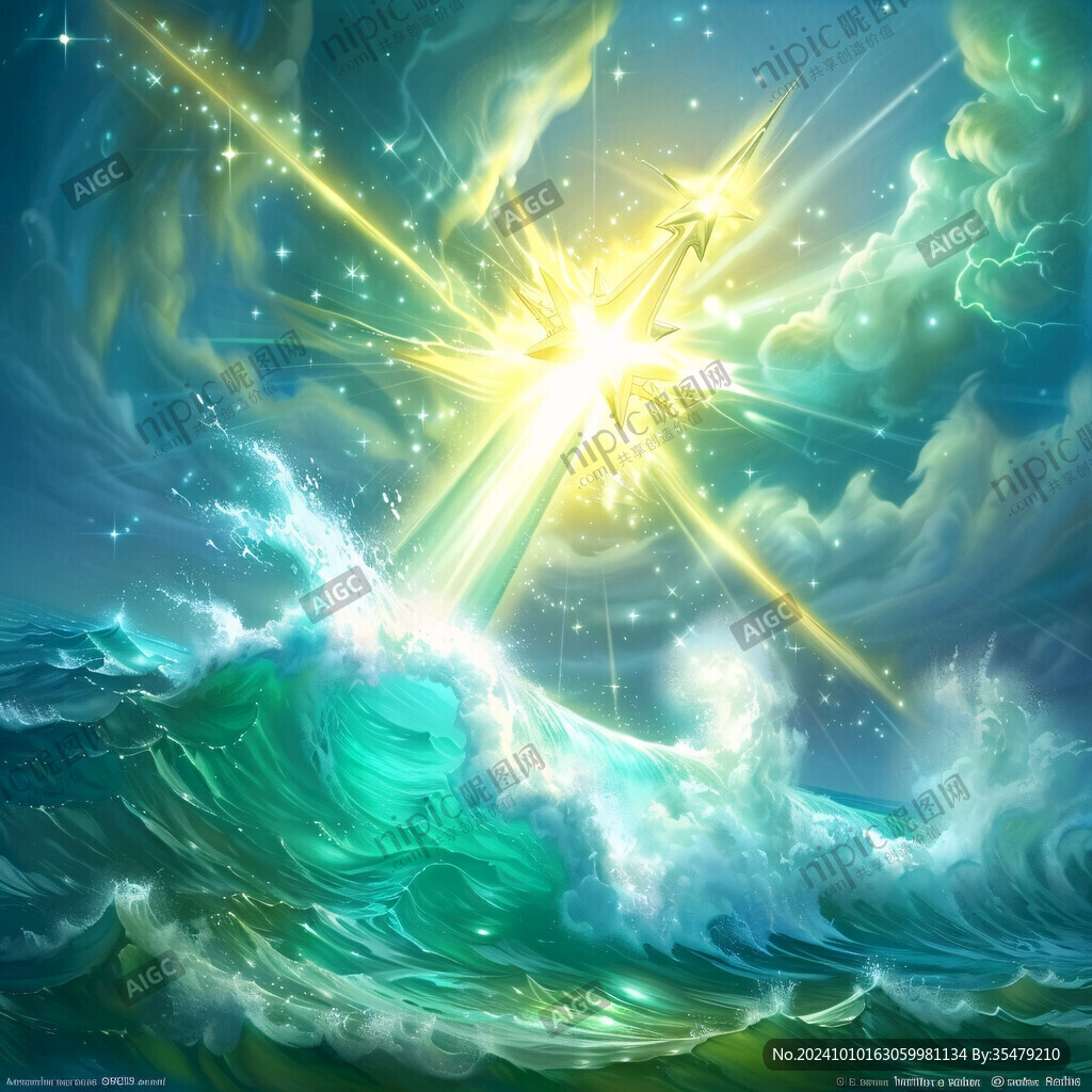 八仙過海星空背景