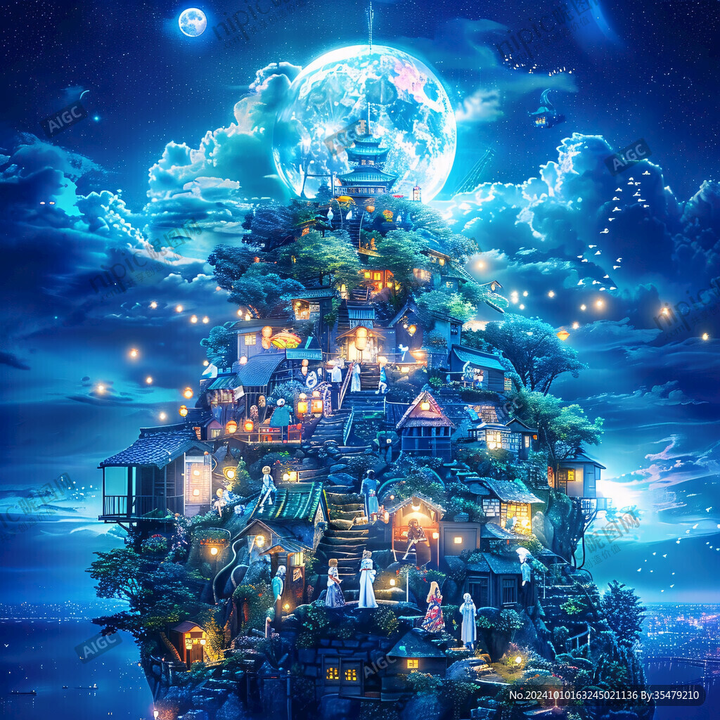 夢幻中秋節場景