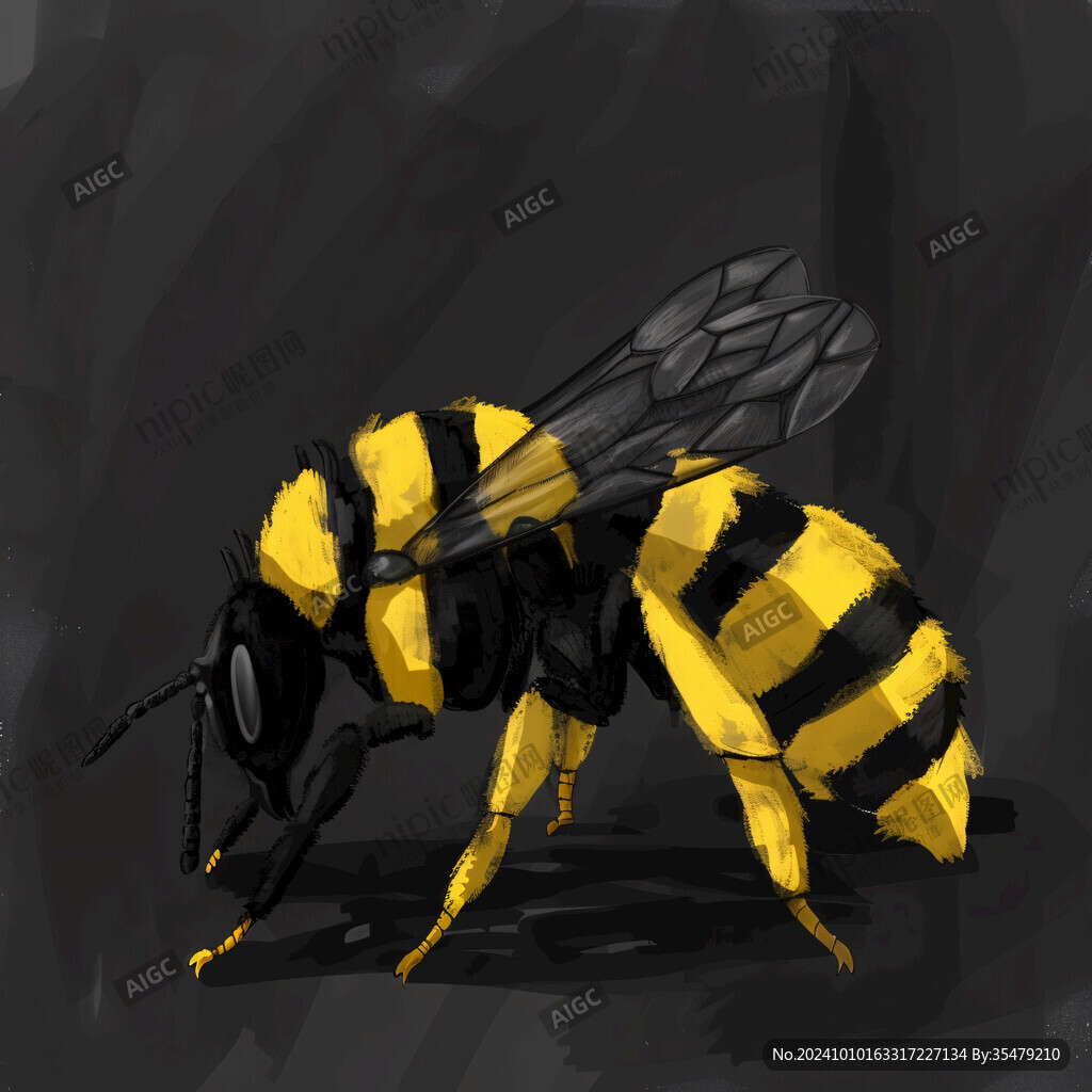 土蜂插畫