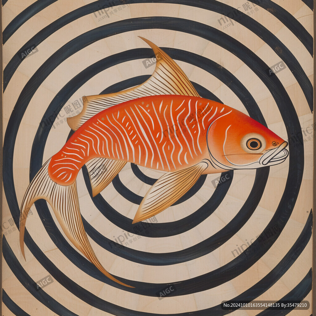 寫實魚紋