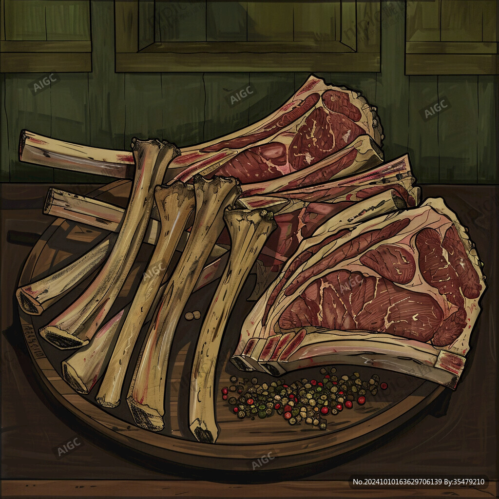 五花肉插畫