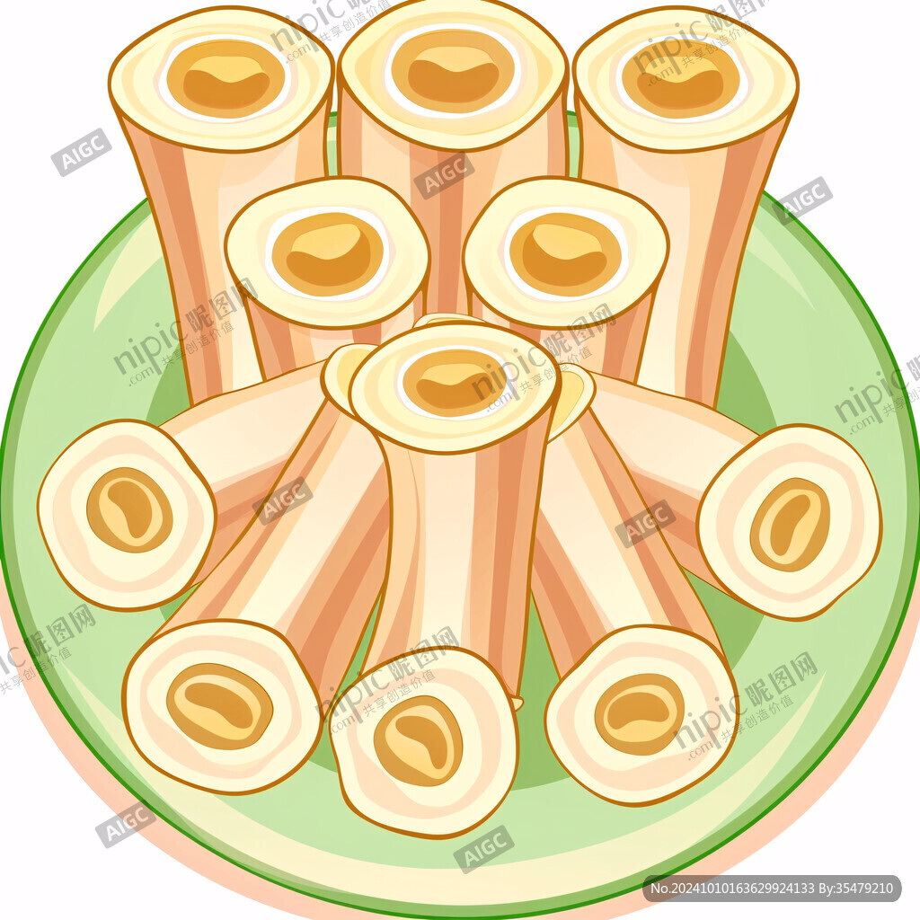 卡通木樁插畫(huà)