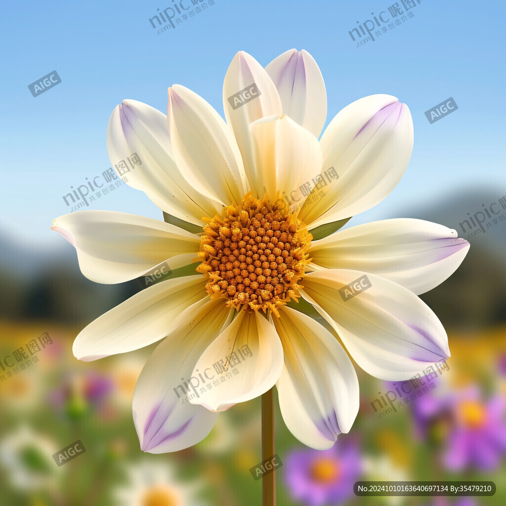 雛菊板繪插畫