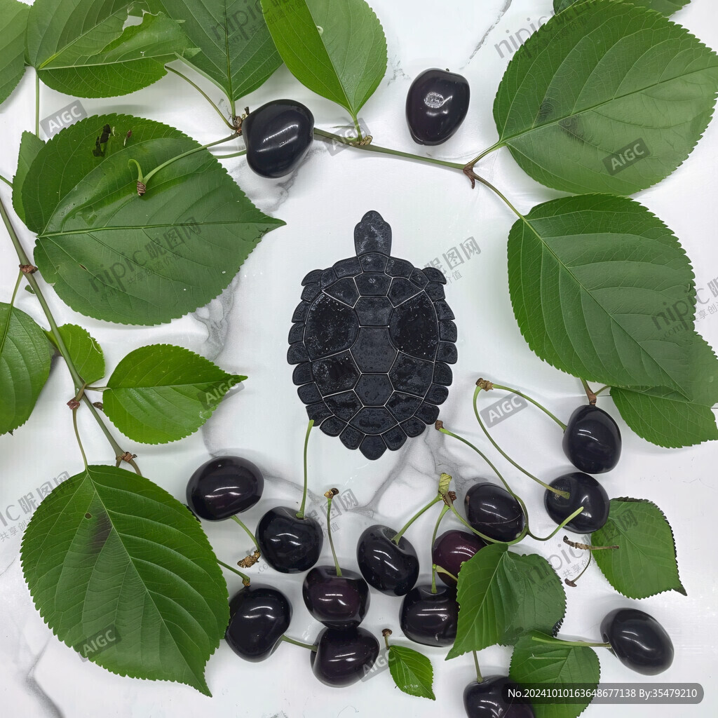 綠樹葉小黑果