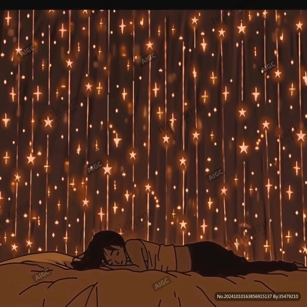 東方睡眠女子插畫