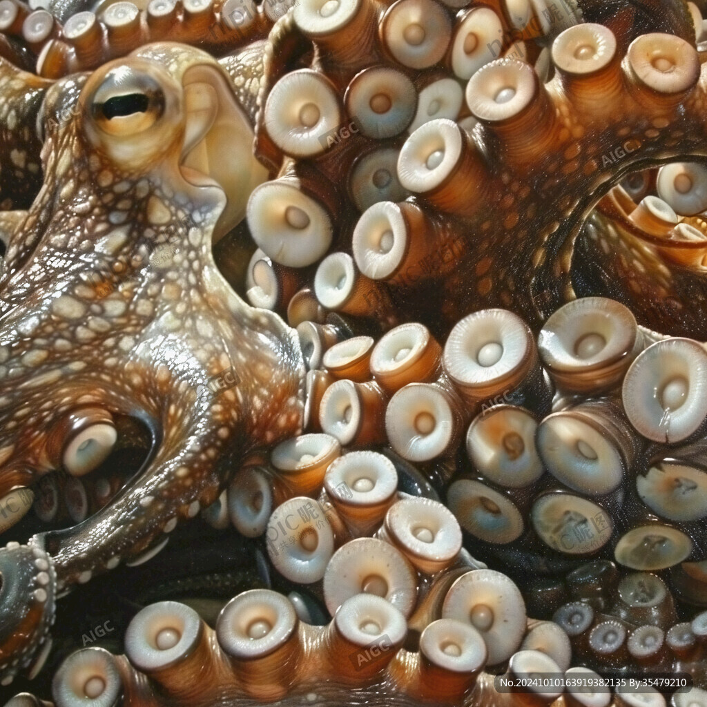 章魚立體畫