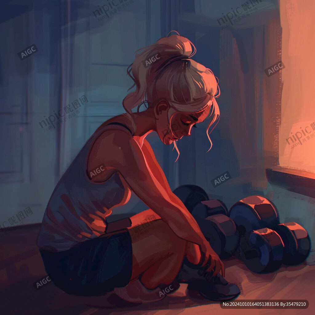 健身房插畫