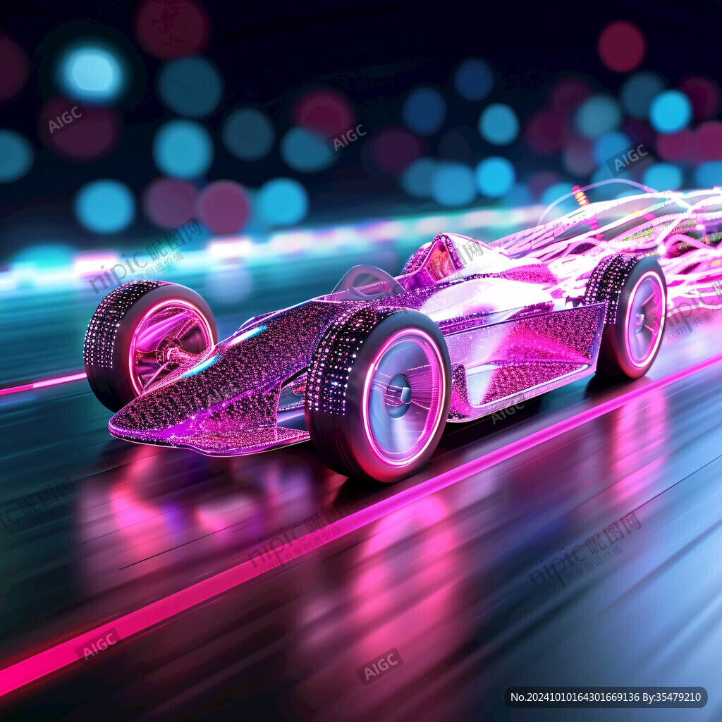 絢麗線條汽車