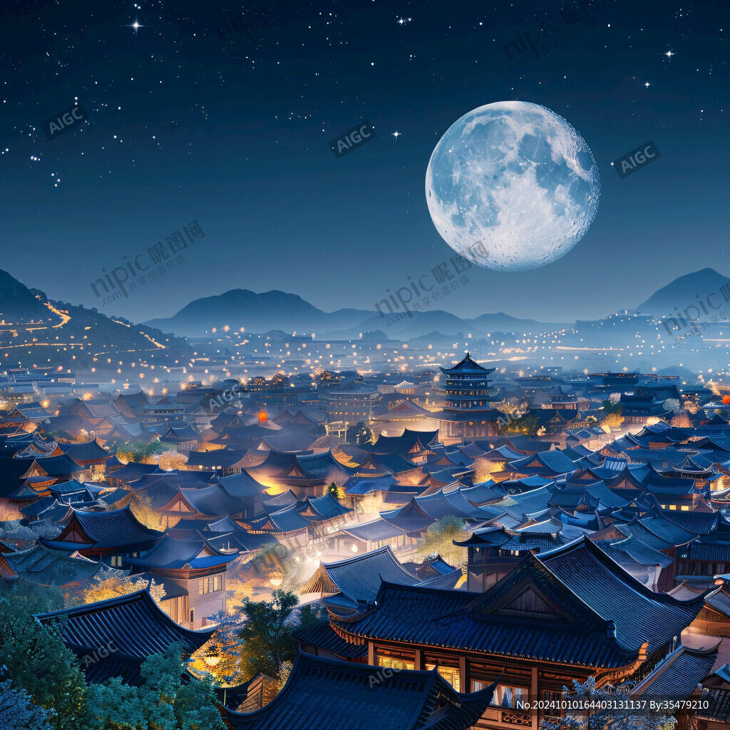 中國(guó)風(fēng)夜景