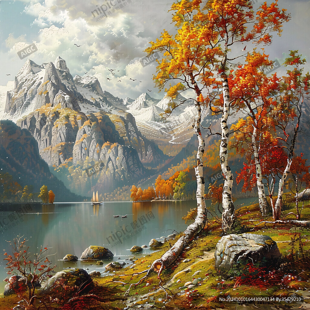 歐式油畫風(fēng)景