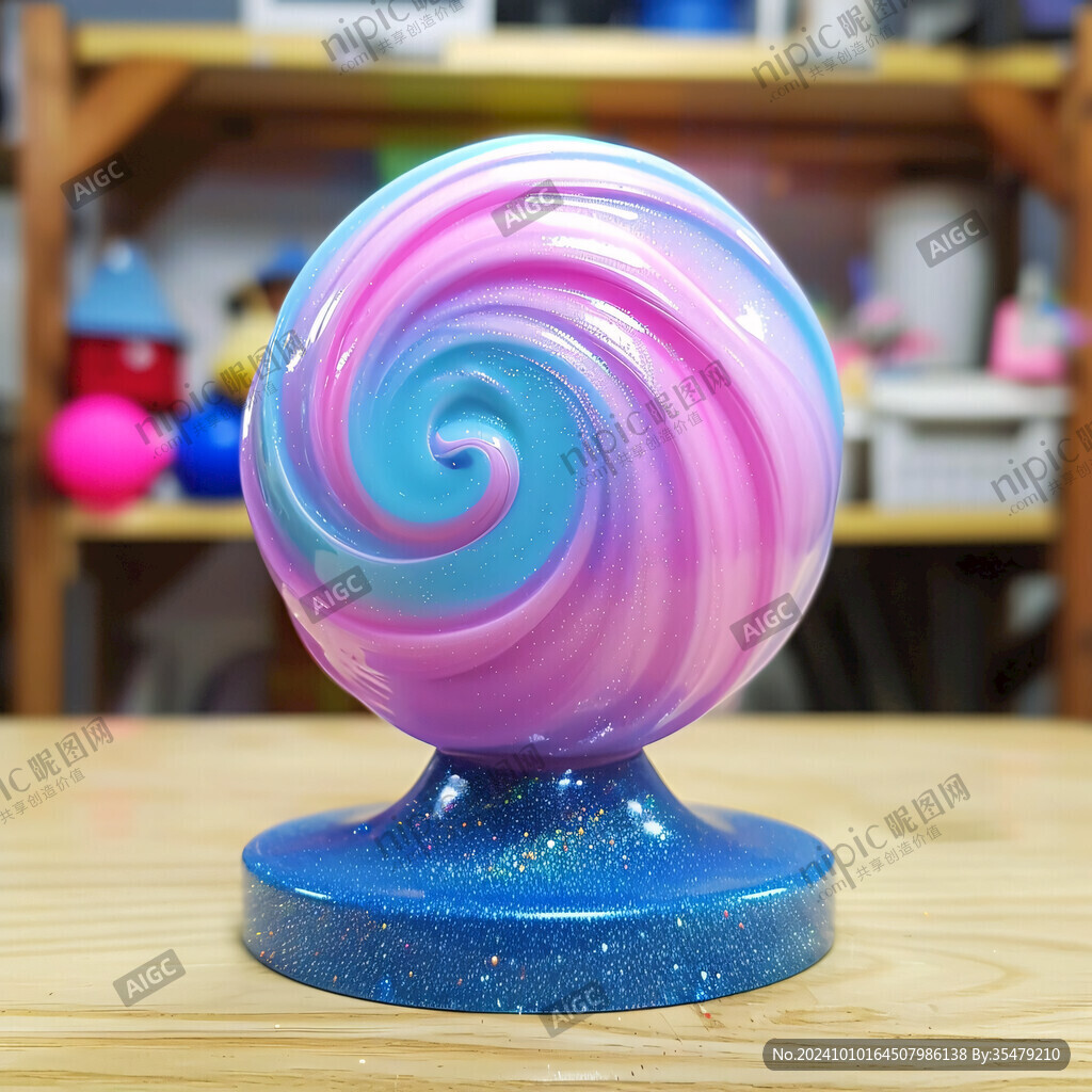 藍莓星空水晶球