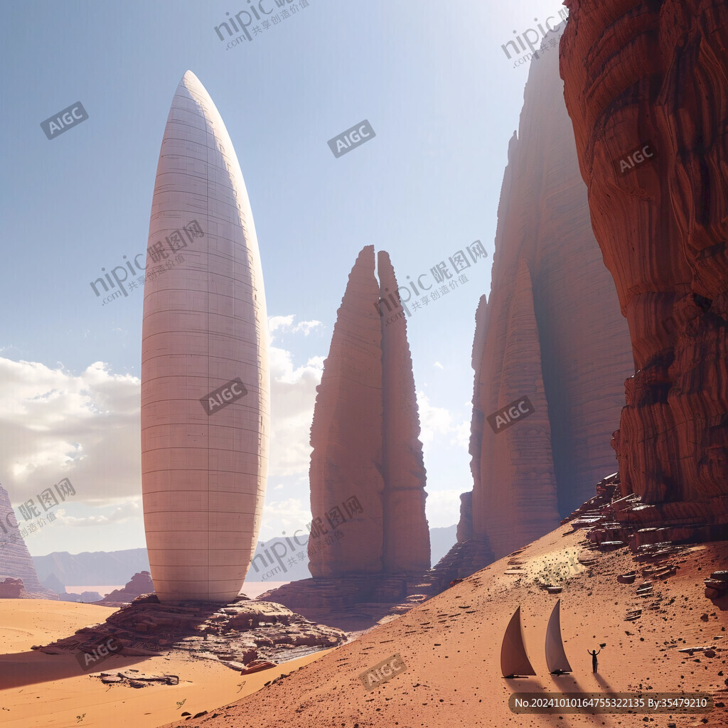 幻想的外星建筑