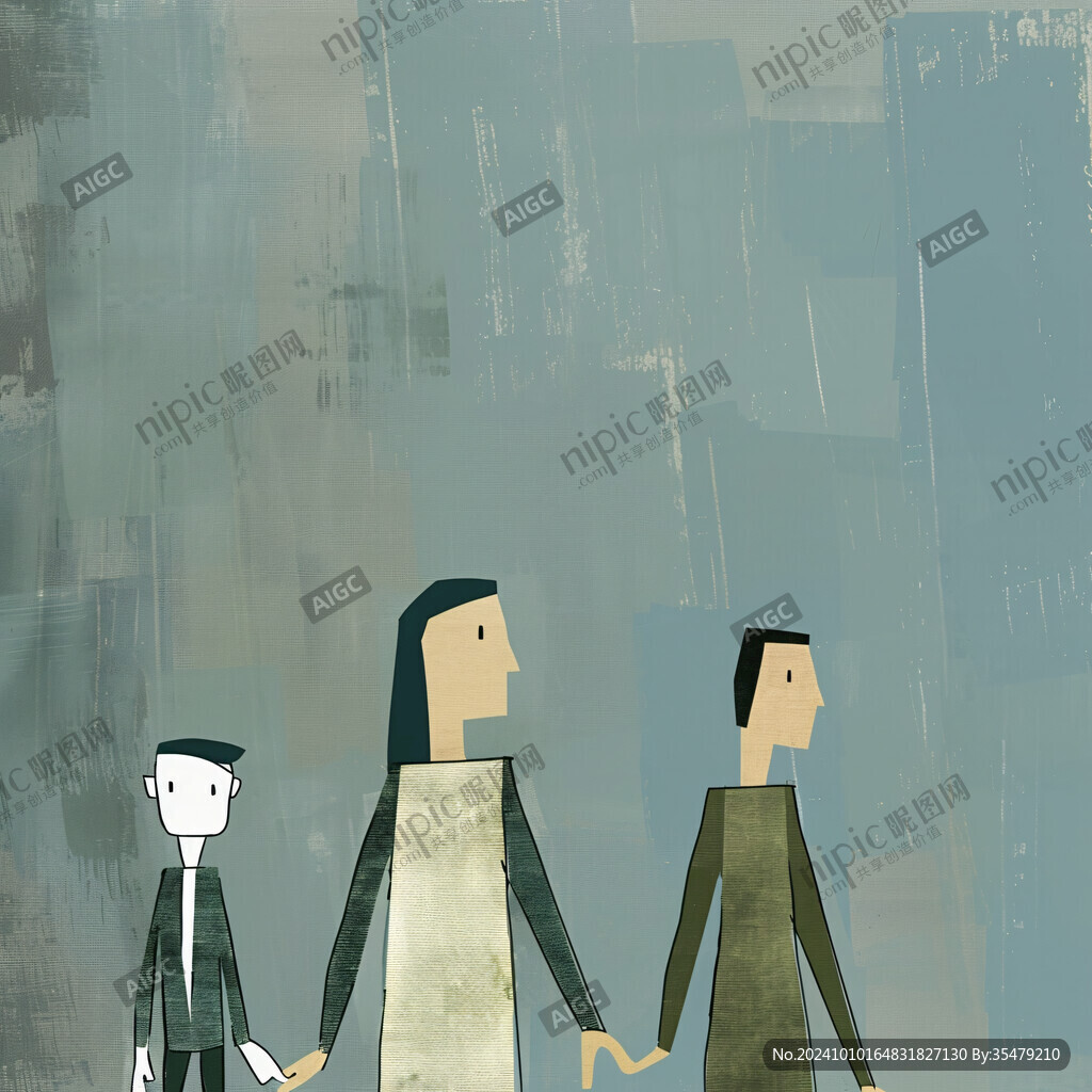 雨中的兩個(gè)人