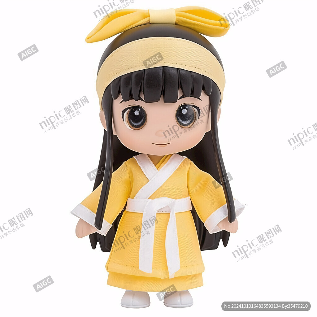 西梅卡通漢服女孩