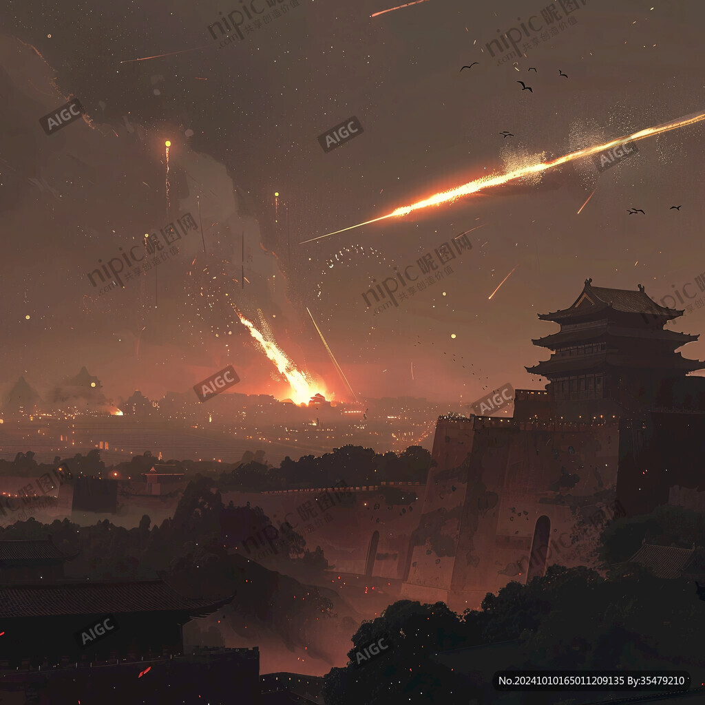萬箭齊射城門場景
