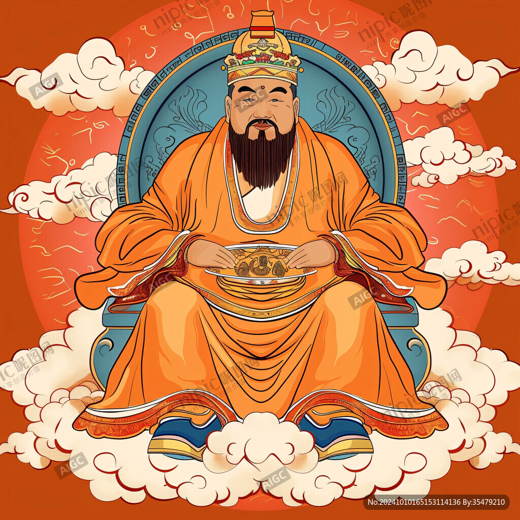 國潮玉皇大帝