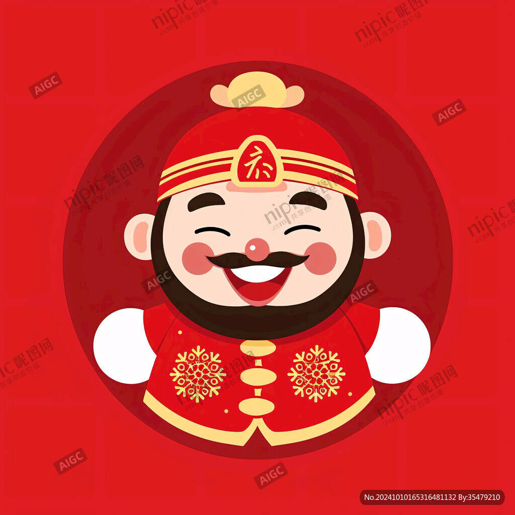 創(chuàng)意財(cái)神頭像