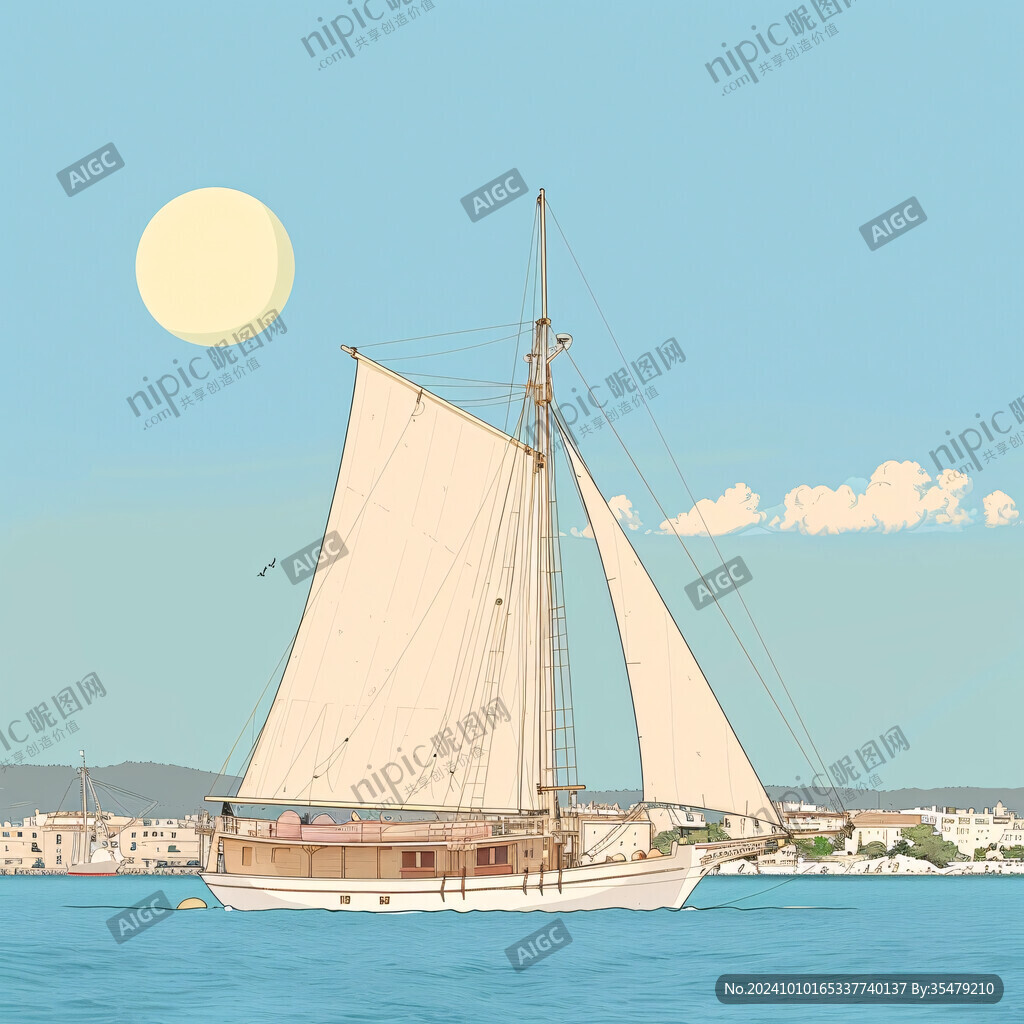 馬賽景點馬賽插畫
