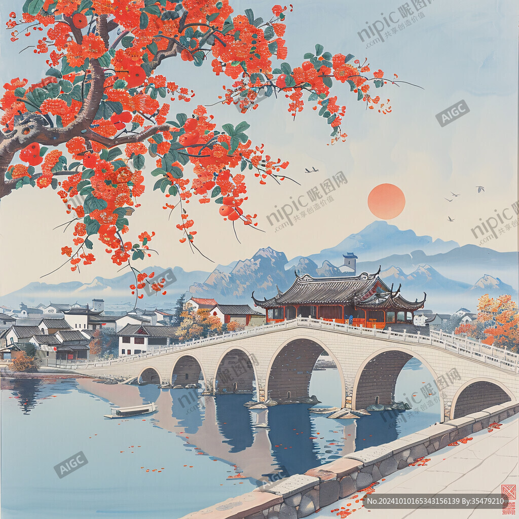 古橋插畫(huà)