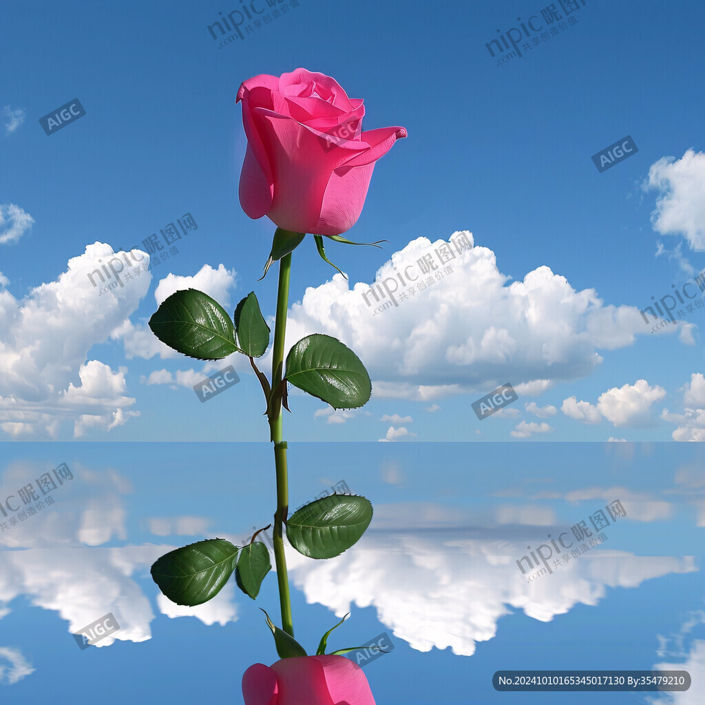 天空玫瑰花