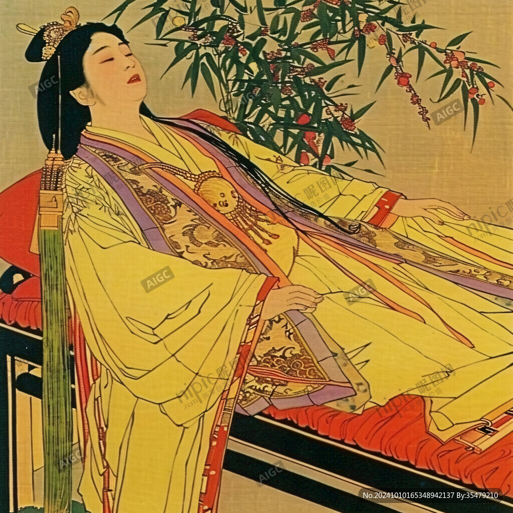 古代貴妃圖