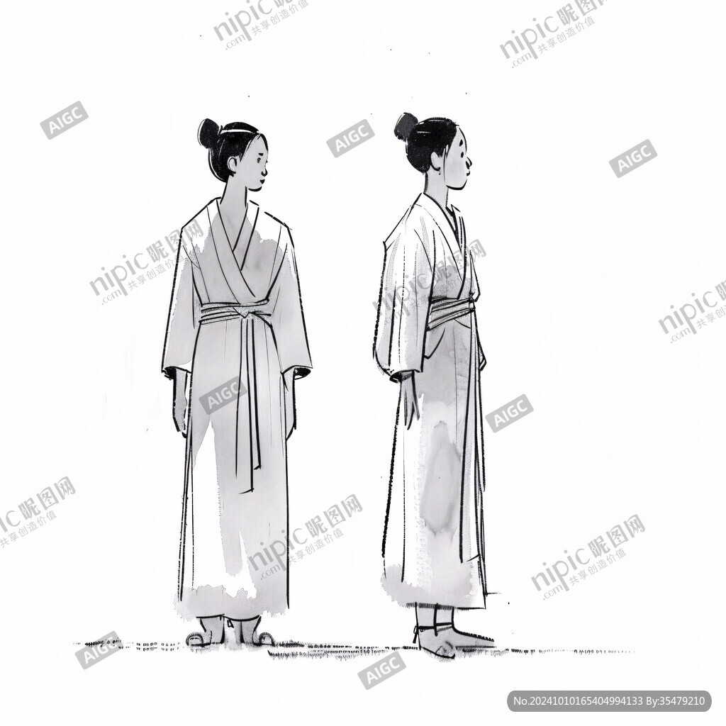 民國服飾插畫