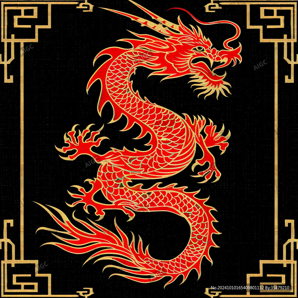 正龍飛龍騰龍圖騰龍紋