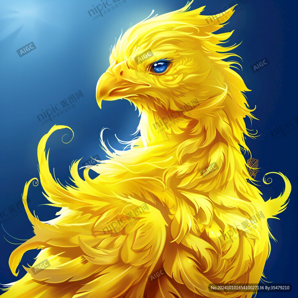 原創(chuàng)卡通鳳凰