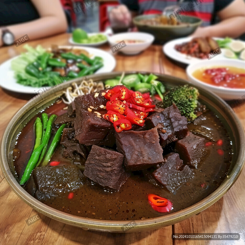 血豆腐配菜