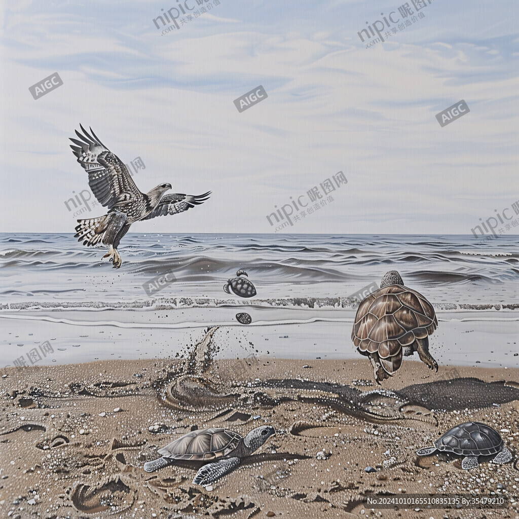 海龜原創插畫