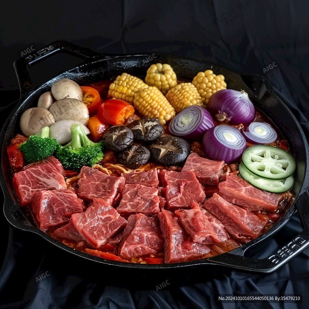 牛肉火鍋套餐海鮮火鍋