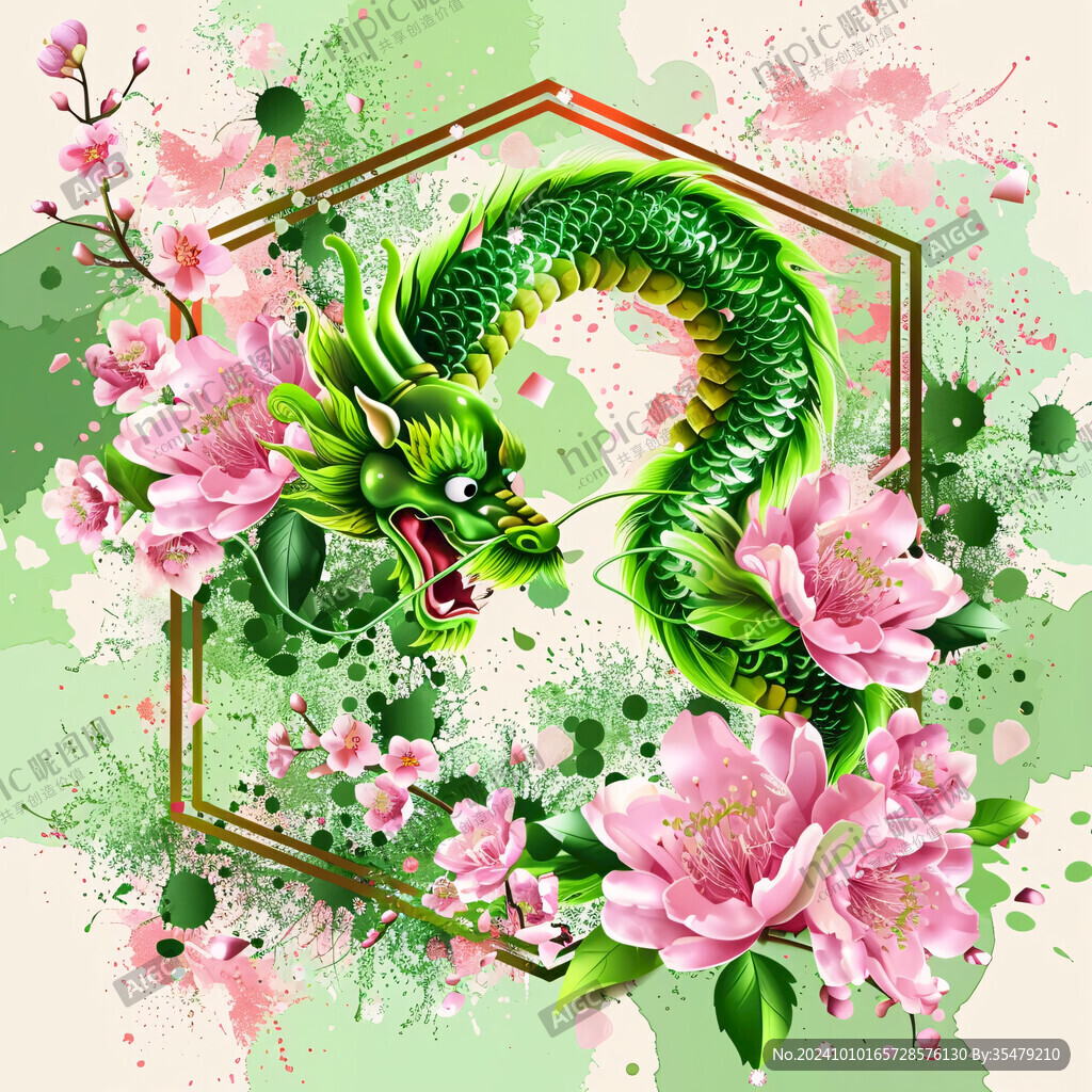 國潮風青龍