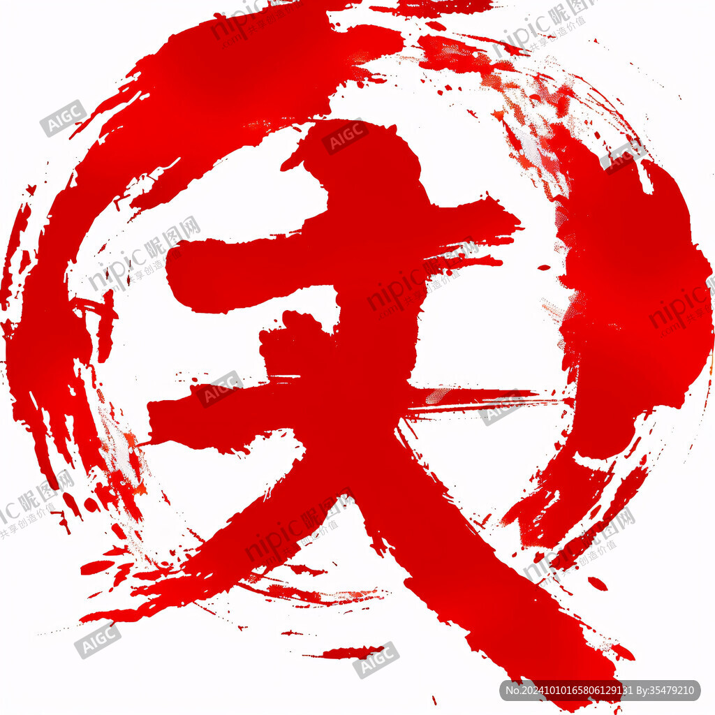 天字書法字
