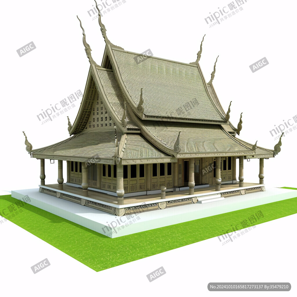傣族傳統(tǒng)建筑模型