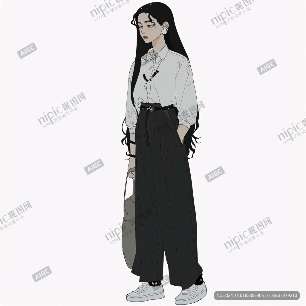 人物全身插畫