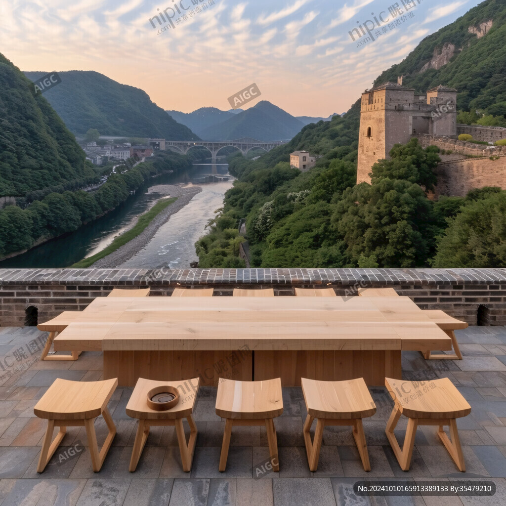 觀景臺(tái)餐桌