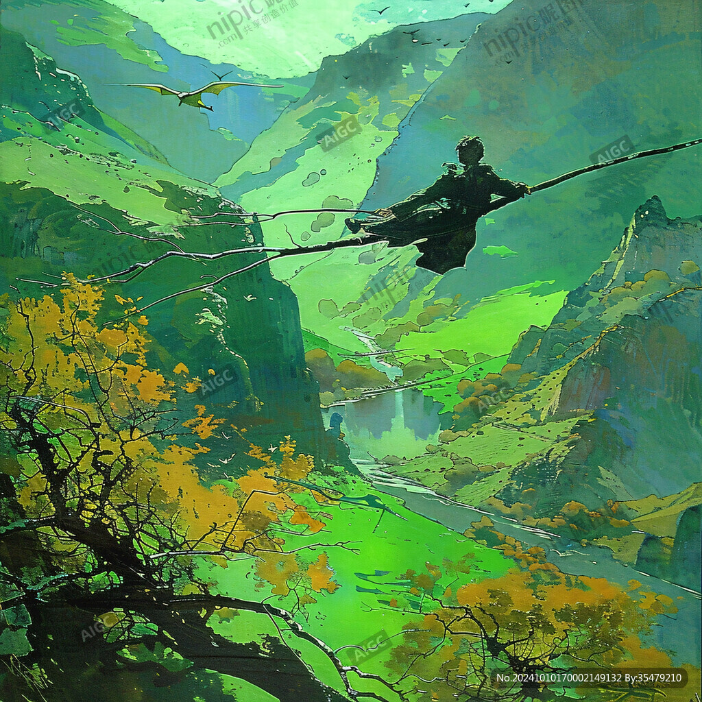武俠插畫海報(bào)