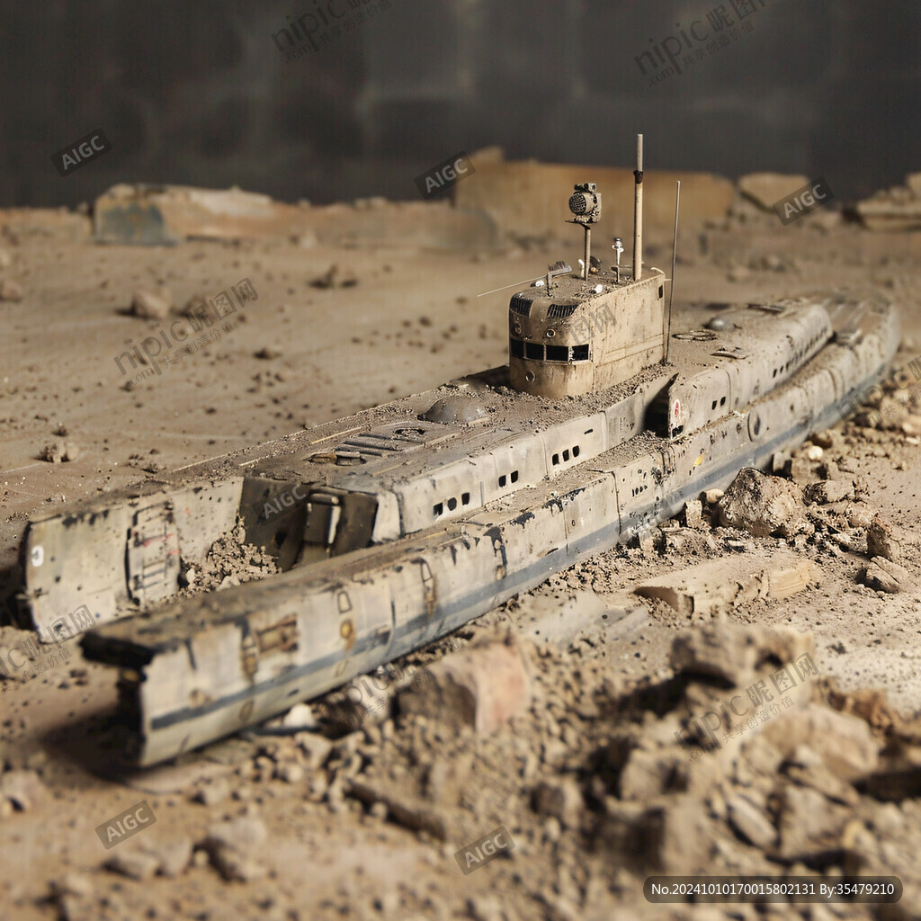 近代潛艦模型