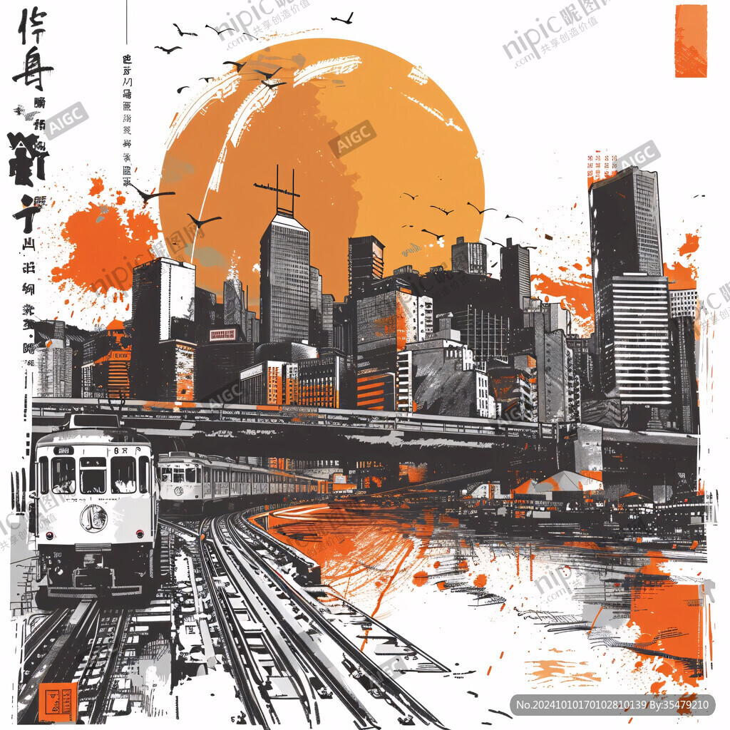 原創水墨中國風底特律