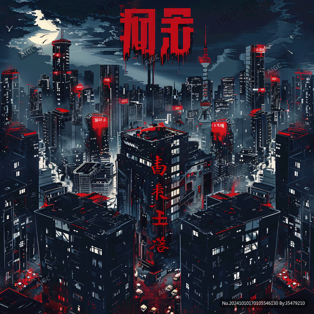 賽博朋克kv主視覺