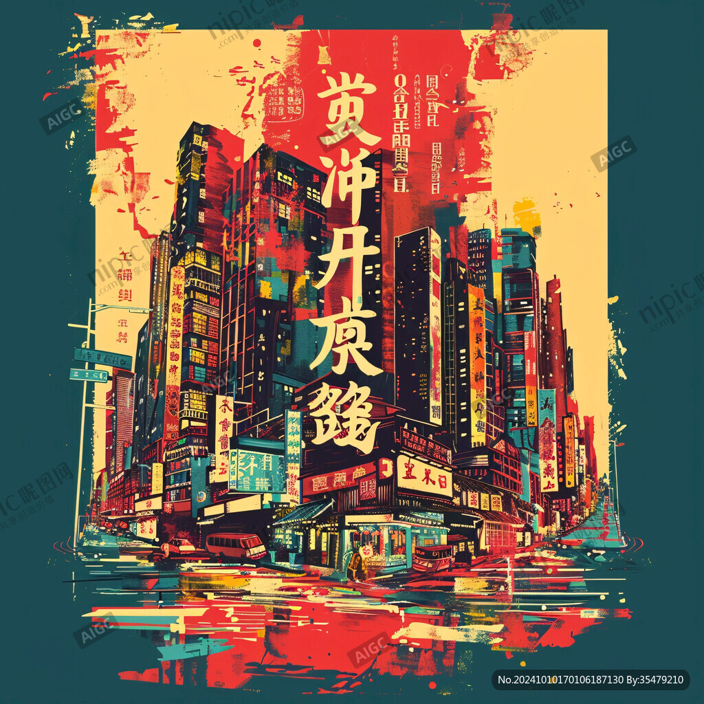 港式復(fù)古海報