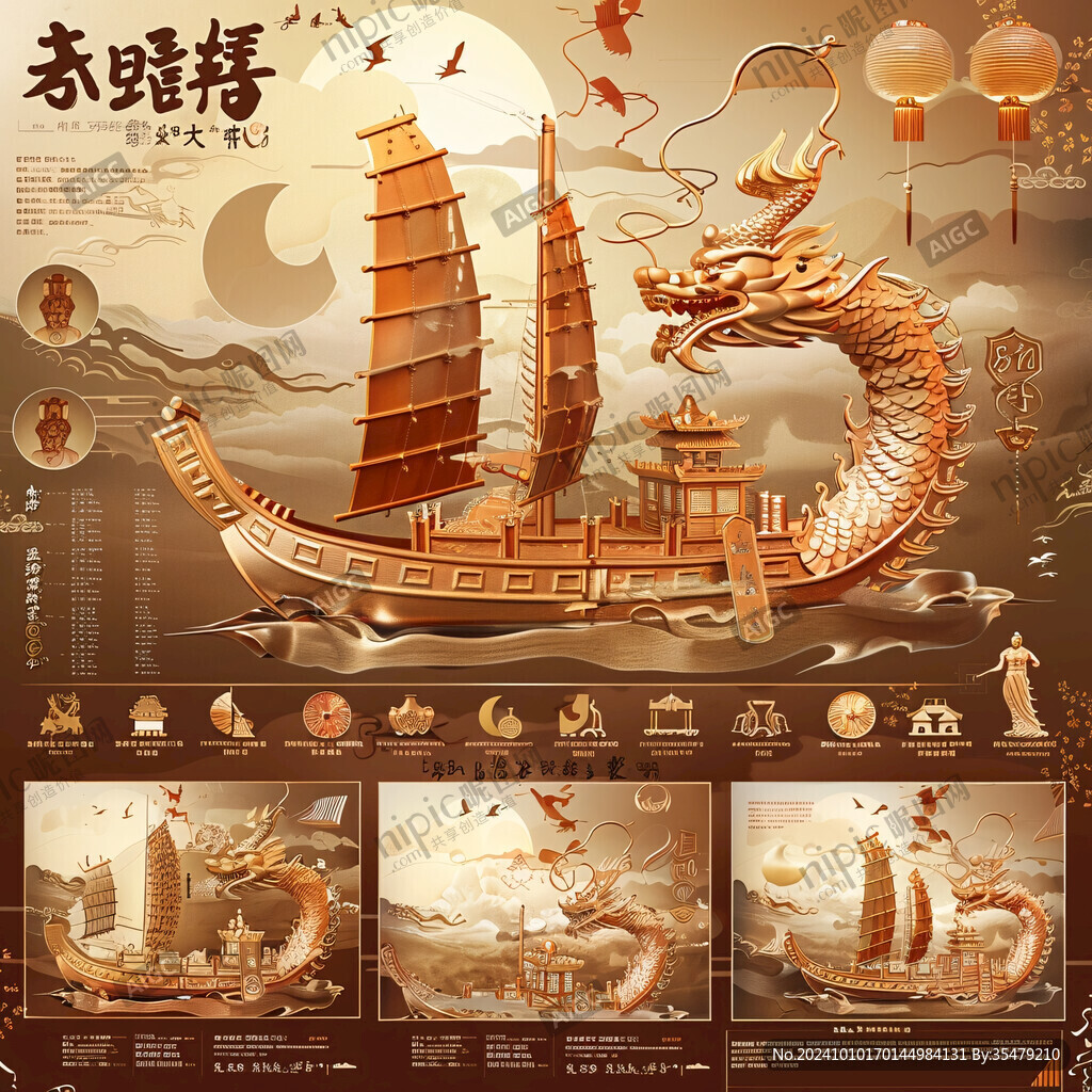 中國(guó)船元素