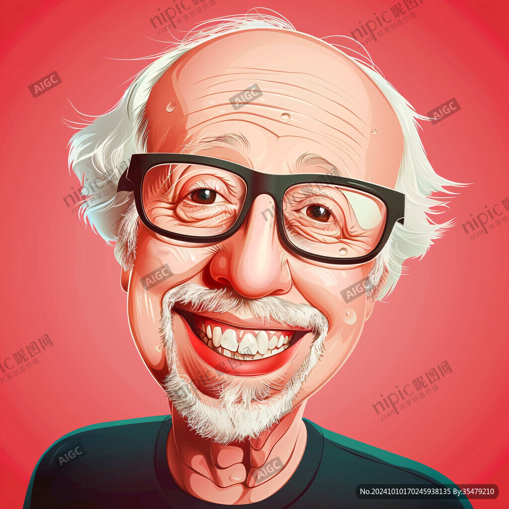 插畫老頭
