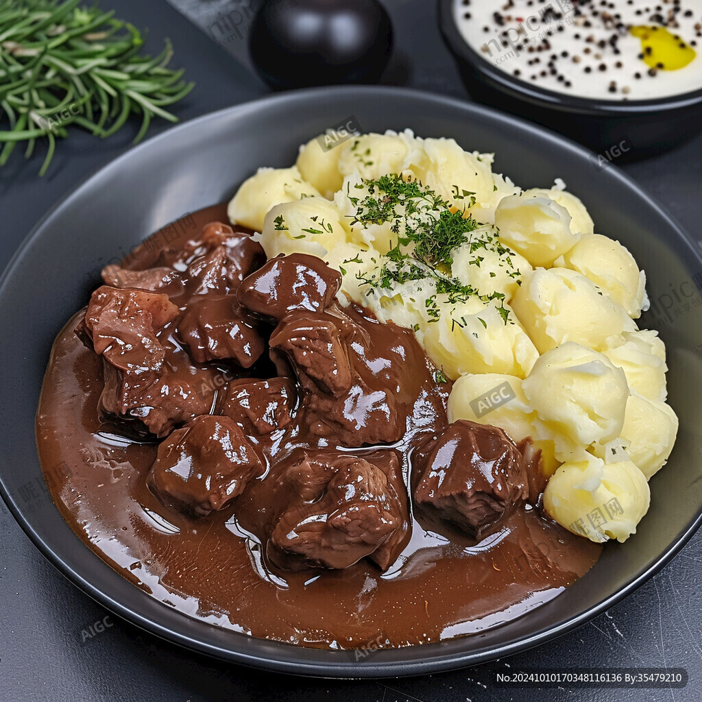 小土豆燒牛肉套餐