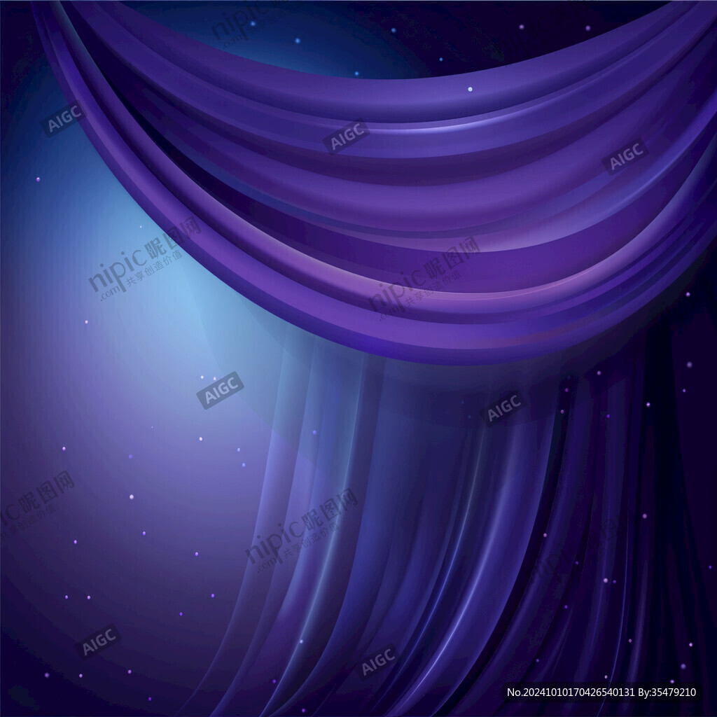 紫色漩渦星空