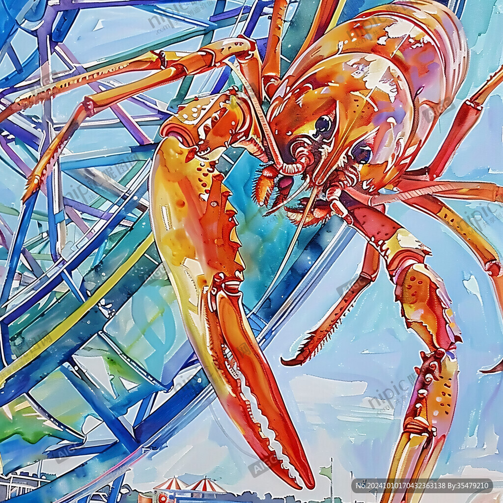 巨蟹座插畫